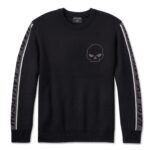 Harley-Davidson Sweatshirt Willie G Skull Viper schwarz 96194-24VM