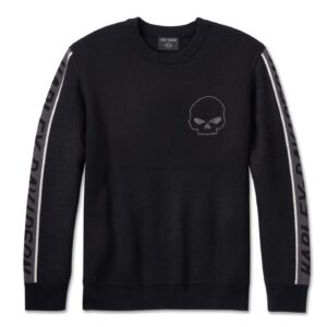 Harley-Davidson Sweatshirt Willie G Skull Viper schwarz 96194-24VM
