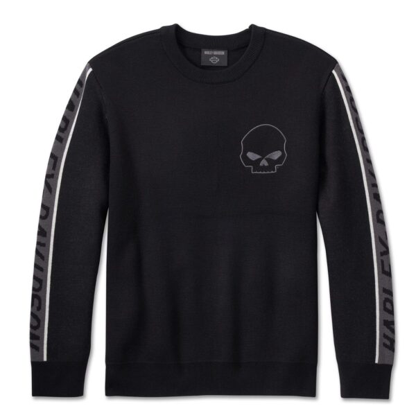 Harley-Davidson Sweatshirt Willie G Skull Viper schwarz 96194-24VM