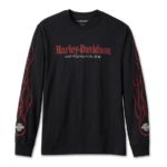 Harley-Davidson "In Flames" Tee - Black Beauty 96207-24VM