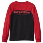 Harley-Davidson Men's Darting Long Sleeve Henley 96210-24vm