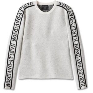 Harley-Davidson Damen Viper Crewneck Sweater - Cloud Dancer  96248-24VW