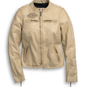 Harley-Davidson Damen Lederjacke Chain Stitched 97017-20VW L