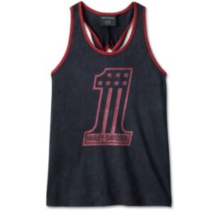 Harley-Davidson Damen National Anthem Twist Back Tanktop - Schwarze Schönheit 97503-23VW