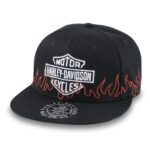 Harley-Davidson Herren Cap Flames Fitted 97621-24VM
