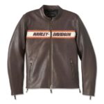 Harley-Davidson Herren Lederjacke Victory Lane II java braun 98001-23EM