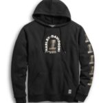 Harley-Davidson Herren Hoodie #1 Skull 99218-19VM