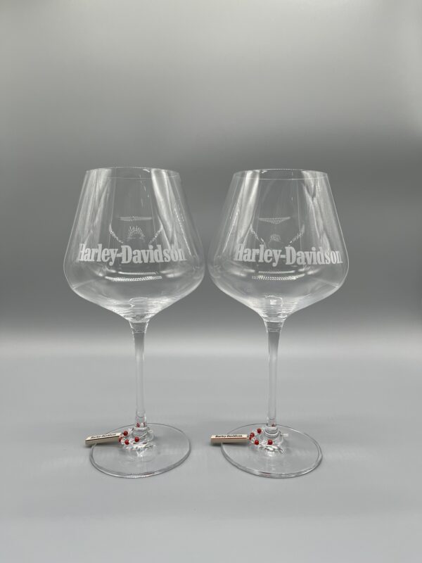 Harley - Davidson Burgunder Wein Glas Set - HDX-98742