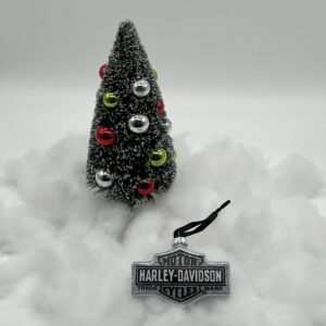 Harley-Davidson 2022 Glas Bar & Shield Holiday Christmas Tree Ornament HDX-99242