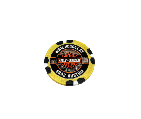 Harley-Davidson Graz Clocktower Pokerchip