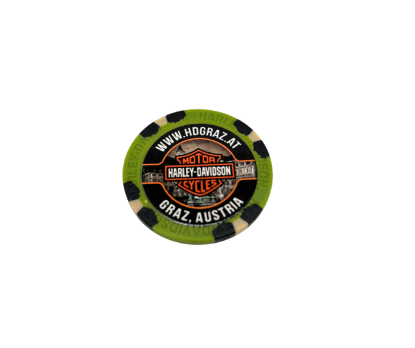 Harley-Davidson Graz Clocktower Pokerchip