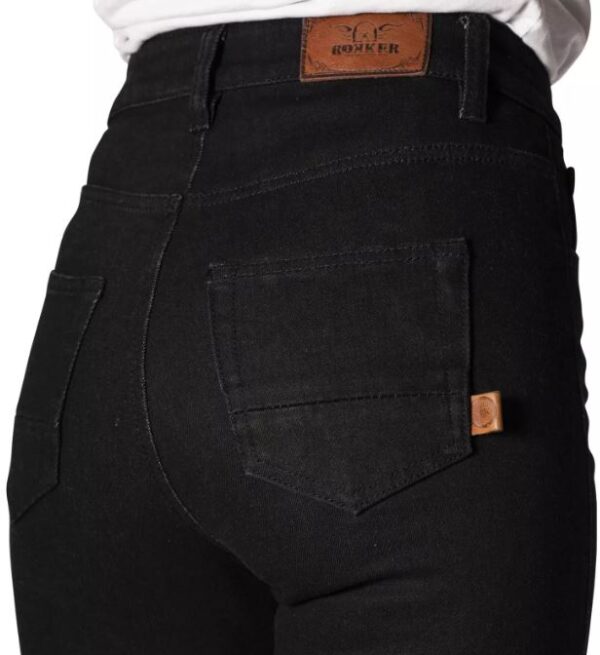 Rokker Rokkertech Jeans High Waist Black