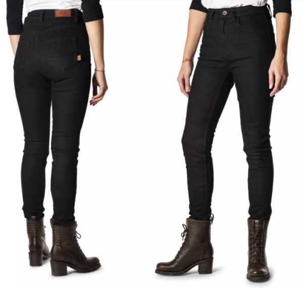 Rokker Rokkertech Jeans High Waist Black