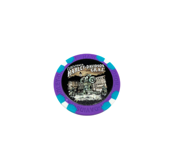 Harley-Davidson Graz Clocktower Pokerchip