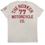 Rokker Shirt Motorcycle 77 Men Dirt White