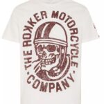 Rokker Shirt Motorcycle 77 Men Dirt White