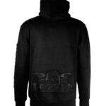 Rokker Zip Hoodie Black