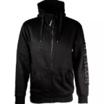 Rokker Zip Hoodie Black