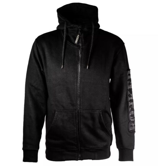 Rokker Zip Hoodie Black