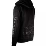 Rokker Zip Hoodie Black