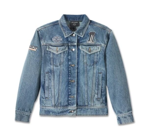 Harley-Davidson Damen Oversized Jeansjacke 96288-24VW