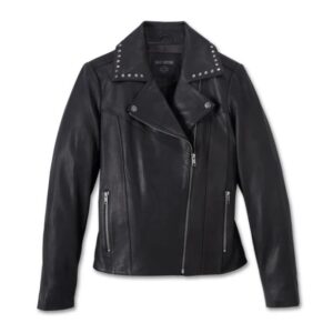 Harley - Davidson Classic Eagle Studded Damen Lederjacke - 97046-23VW