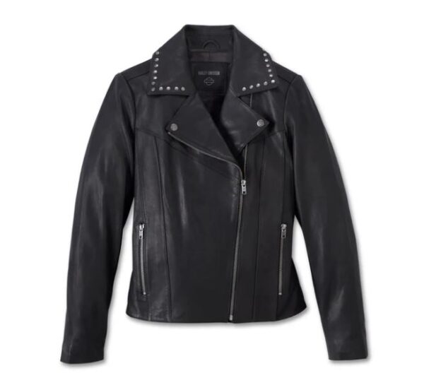 Harley - Davidson Classic Eagle Studded Damen Lederjacke - 97046-23VW