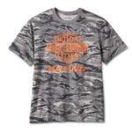 Harley-Davidson Herren T-Shirt Racing Camo grau 96061-24VM