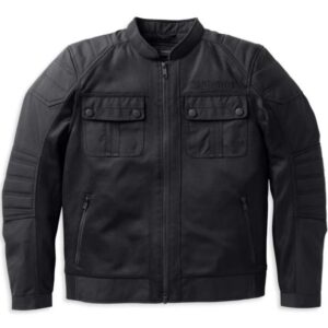 Harley-Davidson Herren Motorradjacke Zephyr Schwarz 98130-22EM