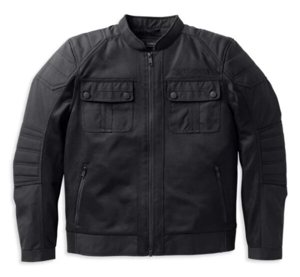 Harley-Davidson Herren Motorradjacke Zephyr Schwarz 98130-22EM