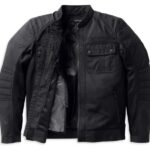 Harley-Davidson Herren Motorradjacke Zephyr Schwarz 98130-22EM