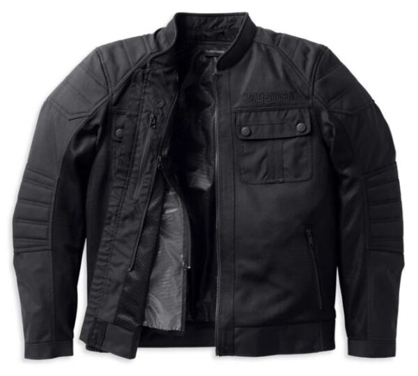 Harley-Davidson Herren Motorradjacke Zephyr Schwarz 98130-22EM