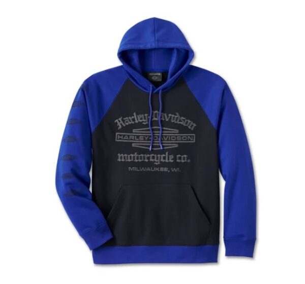 Harley-Davidson Herren Pullover Old English Stacked Bar & Shield 96006-25VM