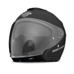 Harley-Davidson Motorradhelm schwarz mit Visier
