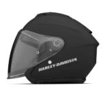 Harley-Davidson Motorradhelm schwarz mit Visier