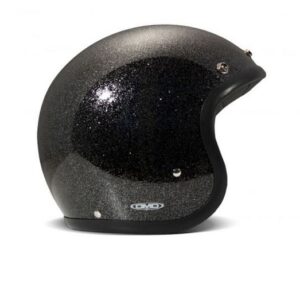 Schwarzer Helm mit Glitzer ohne Visier