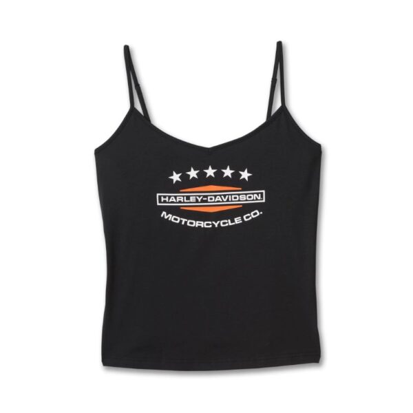 Schwarzes Harley Davidson Damen Mesh Shirt mit extra Tank Top