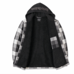 Hemdjacke von Harley-Davidson weiß schwarz Karo