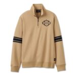 Beiger Stehkragen Pullover von Harley-Davidson