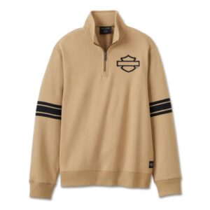 Beiger Stehkragen Pullover von Harley-Davidson