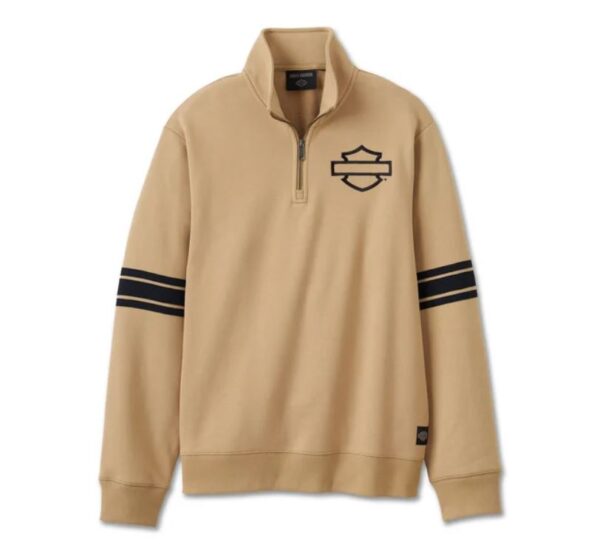 Beiger Stehkragen Pullover von Harley-Davidson
