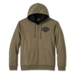 Harley-Davidson Bar & Shield Sherpa Full Zip Hoodie olivegrün 96106-25vm