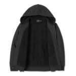Flauschiger Hoodie für Männer in Schwarz von Harley-Davidson