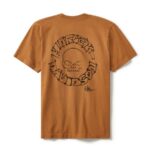 Harley-Davidson Kurzarmshirt hellbraun mit Skizzenzeichnung
