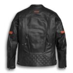 Lederjacke Harley-Davidson schwarz wasserdicht