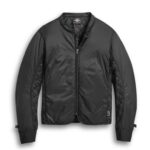 Innenfutter für schwarze Harley-Davidson Lederjacke