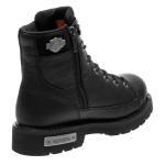 Motorradstiefel von Harley-Davidson aus Leder mit Verzierung