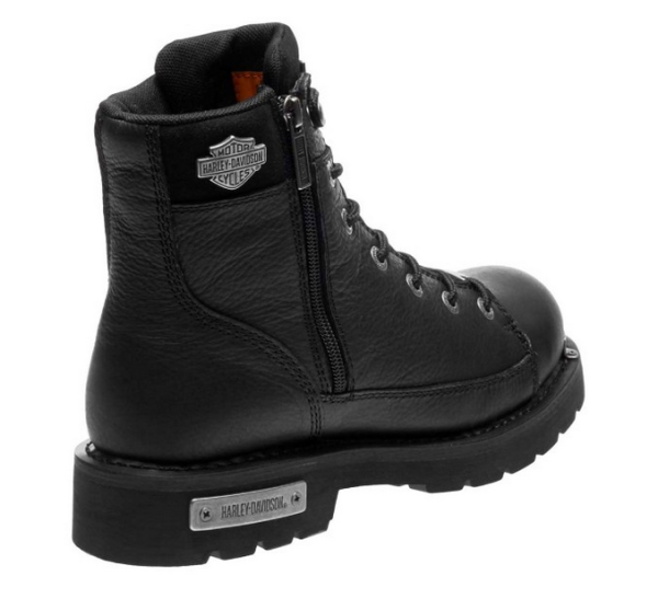 Motorradstiefel von Harley-Davidson aus Leder mit Verzierung