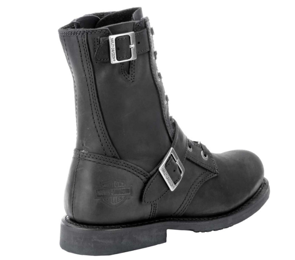 Motorradstiefel zum Schnüren von Harley-Davidson in Schwarz