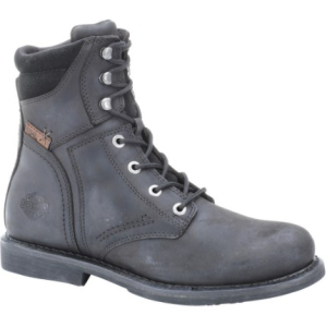 Motorradschnürstiefel von Harley-Davidson schwarz Leder